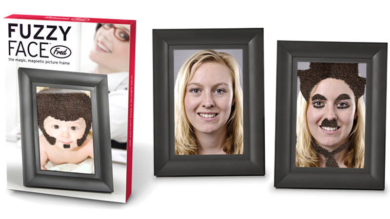 Illustration for article titled Deface Family Portraits with a Moustache-Making Photo Frame